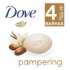 Dove Karité y Vainilla Pampering 4 unidades 90g