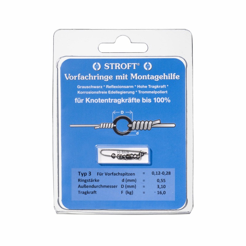WAKU Stroft Leader Rings Type 1 with Mounting Aid 8