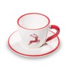GMUNDNER KERAMIK Manufaktur 0318STES01SET Ruby Gourmet Espresso for you Gourmet