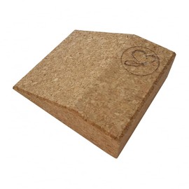 Yoga Cork Mini Wedge/Pocket size Cork Wedge, 100% Natural, Sustainable, Eco-Friendly and Non-Slip Yoga & Pilates Mini Wedge