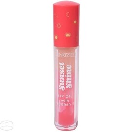 Sunkissed Sunset Shine Lip Oil, Vitamin E Enriched Hydrating Lip Balm with Subtle Color, Tropical Paradise Inspired Flavor