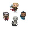 POP! 4 Pack Thor, Mighty Thor, Valkyrie, Gorr (Thor: Love