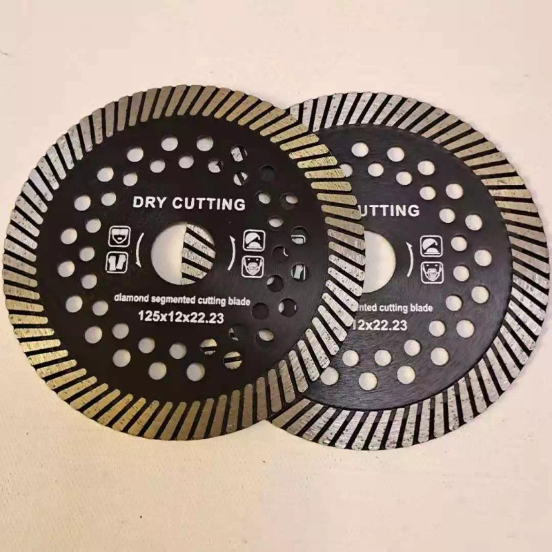 Roxx Tools 7 Inch Diamond Turbo Saw Blade Cutting Granite