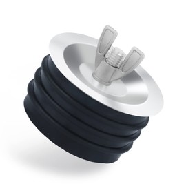 3 inch Sewer Cleanout Cap, Practical Expansion Pipe Plug Durable Sewer Pipe Plug Sewer Cleanout Cover Mechanical Test Plug with Wing Nut Suitable for Most Pipes Sink Pools