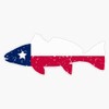 Texas Redfish Fishing Texas Red Drum Bumper Sticker Vinyl Decal
