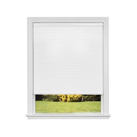 Redi Shade Custom Cordless Cellular Blackout Shades, Cloud White, 39 1/8 in x 72 in