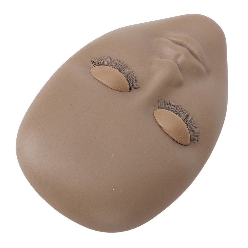 Lash Mannequin Head Reusable Soft Rubber 3D Effects Replaced Eyelids