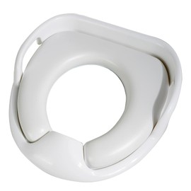 Baby Potty Training Seat for Boys and Girls with Handles,Potty Training Seat, Fits Round and Oval Toilets,White Potty Training Seat, Kids Potty Toilet seat