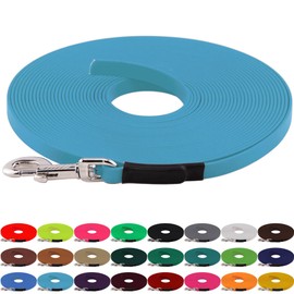 BioThane Recall Lead For Dogs 5–15 kg, 9 mm Wide, Without Hand Loop, Up To 30 Metres, Stitched, Available In Many Colours, 5 m