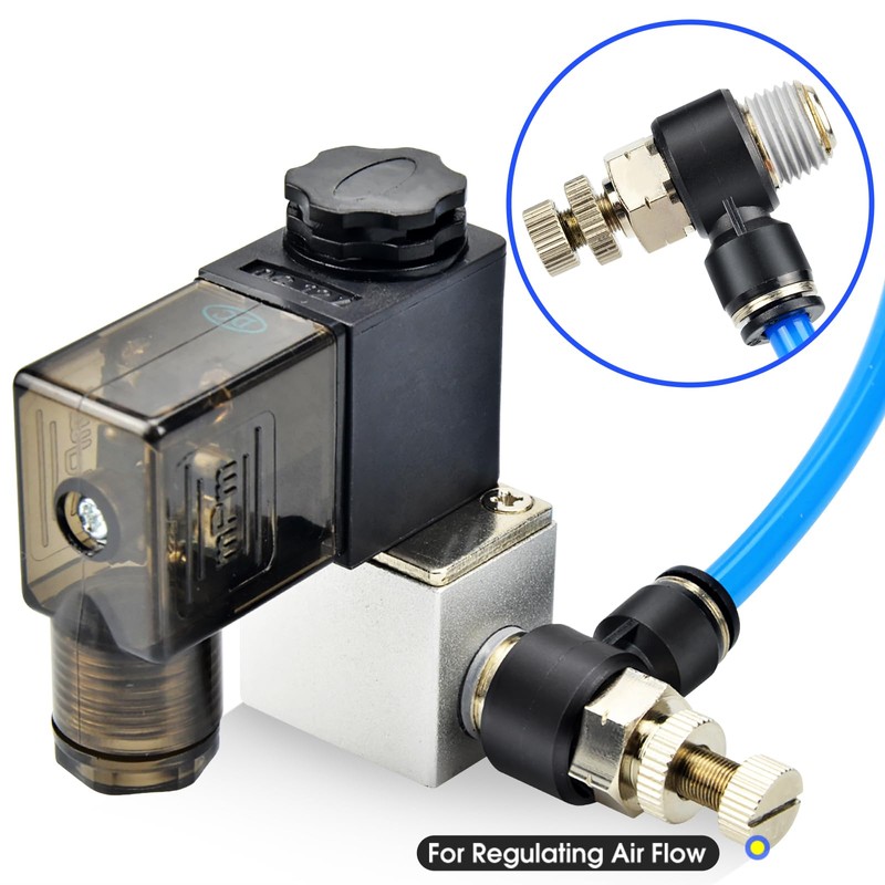 TAILONZ PNEUMATIC 2 Pack SL6-02 Push to Connect Air Line