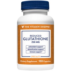 The Vitamin Shoppe Reduced Glutathione Antioxidant - 250 MG (100 Capsules)