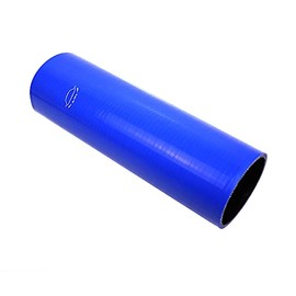 TenkeAuto 12" Long High Performance 4-Ply Reinforced 3.75" ID Straight Coupler Silicone Hose Turbo/Intercooler/Piping (BLUE 3.75'')