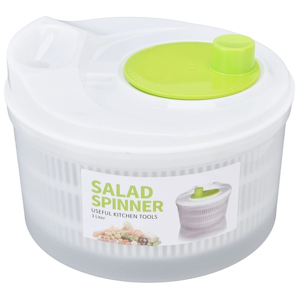 Salad Drainer Dryer Colander Vegetables Dehydrator Bowl Spinner Plastic for