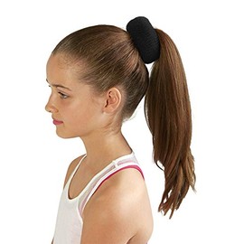 Bloch Unisex-Adult's Standard Hair Bun Builder, Black, one