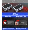 KYODOLED Fireproof Lock Box for Documents, Dual Combination and Key