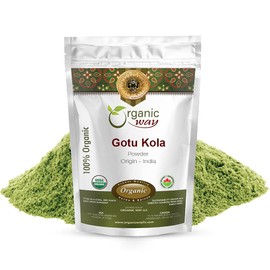 Organic Way Gotu Kola Powder (Centella Asiatica) - Kosher & USDA Certified | Vegan, Non-GMO & Gluten Free | Tested for Heavy Metal and Purity | Resealable Bag | 100% Raw from India (1LBS / 16Oz.)
