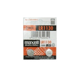 2 MAXELL LR1130 AG10 189 L1131 389 V10GA 1.5 V BATTERY