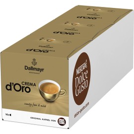 Nescafé Dolce Gusto Capsule Dallmayr Crema D 'oro, Coffee, Coffee, Pack of 2, 2 x 16 Capsules