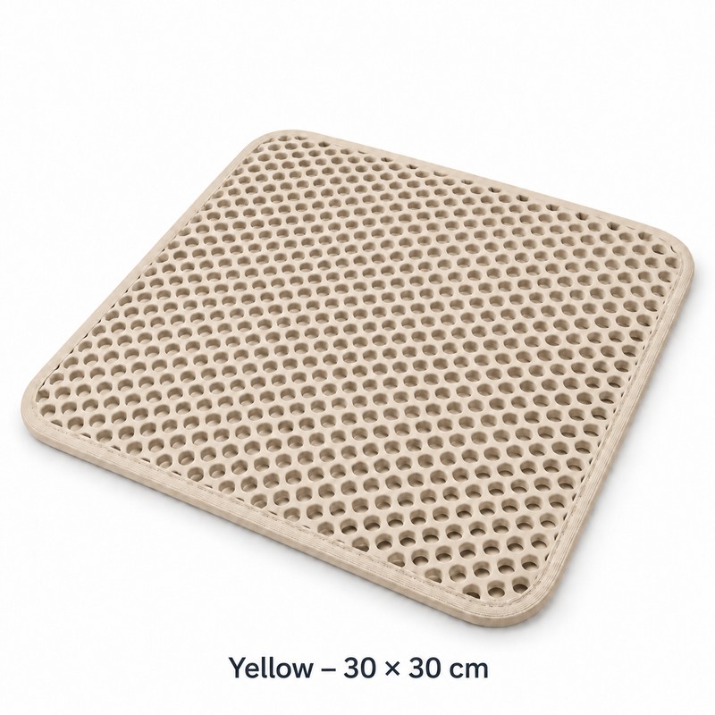 Double-Layer Cat Litter Mat for Indoor Cats – Waterproof Non-Slip