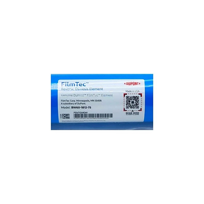 FilmTec, BW60-1812-75 75 gpd TFC Membrane for Undersink Reverse Osmosis
