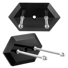 QWORK 4 Pack Skateboard Wall Mount Hanger for Deck Display and Storage, Stainless Steel Hardware, Easy Installation, High Load-Bearing Capacity