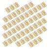 Mini Hinges, Trigger Hinges, 50 Pieces, For Wooden Boxes, Flat