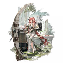 Erato Elite 2 Arknights Sticker 6" Anime Car Decal