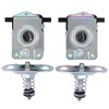 Front flap lock upper part bonnet lock lower part bonnet