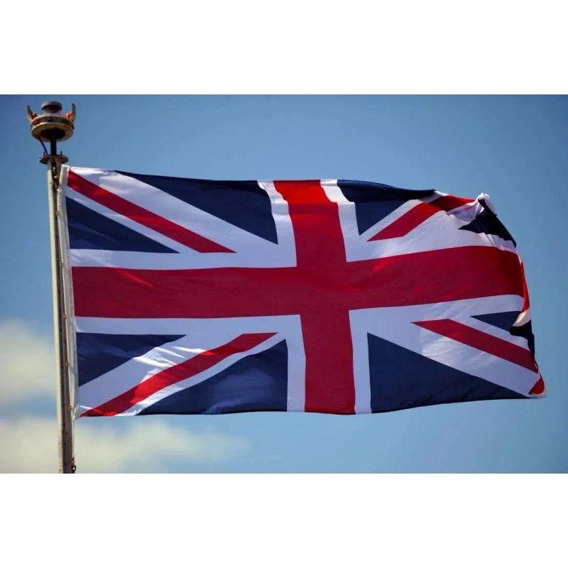Bandera Reino Unido 1.5m X 90cm Gran Bretaña Colgable Exteri