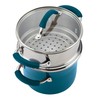 Rachael Ray Brights Sauce Pot/Saucepot with Steamer Insert, 3 Quart,