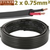 ETUKER 2 Pin Trailer Cable 10M 2x0.75mm² Trailer Cable 2Core