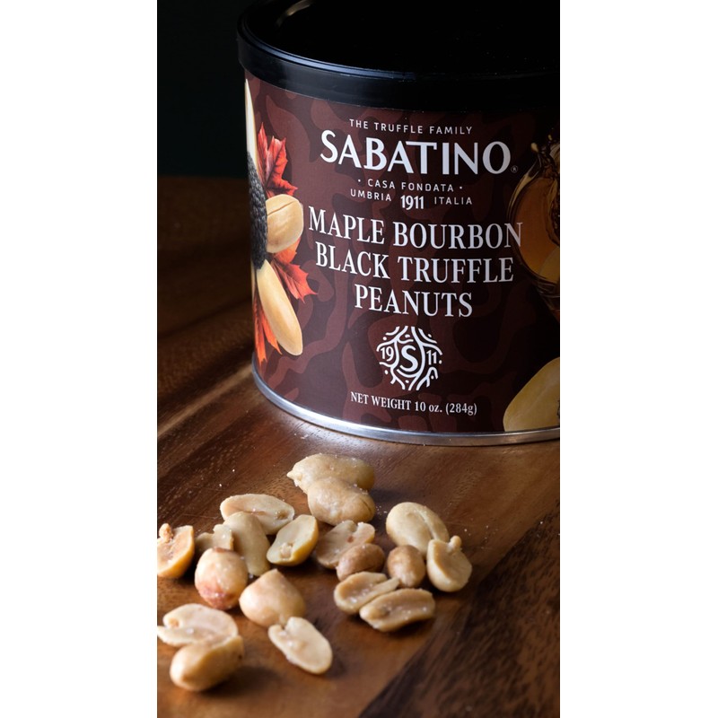 Sabatino Maple Bourbon Black Truffle Peanuts – Gourmet Roasted Peanuts