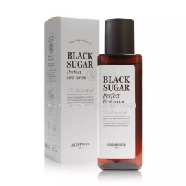 Skin Food 스킨푸드 블랙슈가 퍼펙트 첫세럼 더 에센셜 150ml 에센스 앰플 Skinfood Black Sugar Perfect First Serum The Essential 150ml Essence Ampoule