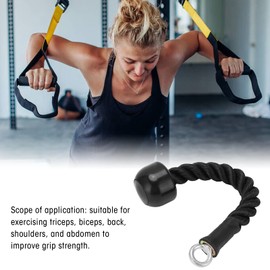 VBESTLIFE Tricep Rope Cable, Exercise Machine Attachments Pulley System Gym Pull Down Rope, Gym Supplies, Exercise Equipment, Exercise Bands Rope