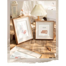 FASHION YO Photo Frame Beech Wood Picture Frames for Desk Wall Oak Walnut Frames Decor Family Friends Gifts 4x6 8x6 7x5 Portrait & Landscape (Wood 10x8（20.3 * 25.3CM）)