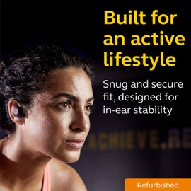 Jabra Elite Active 65t Alexa Enabled True Auriculares Deportivos inalámbricos con Funda de Carga, Color Azul Cobre (reacondicionado)