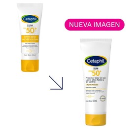 Cetaphil Sun Fps50 Protector Solar Gel Ligero Ultra Matte Piel Grasa