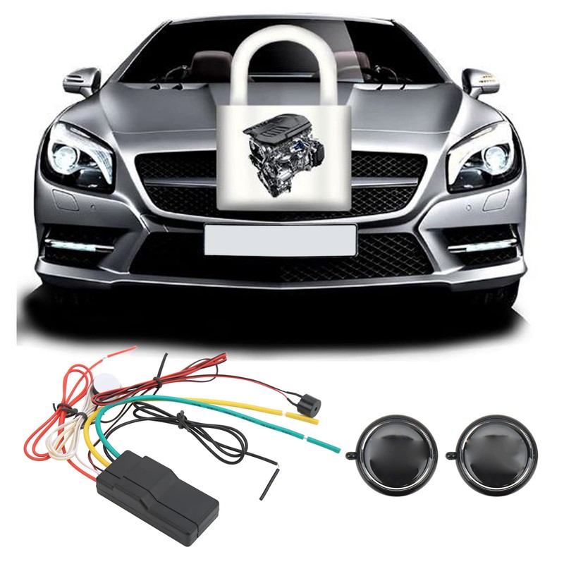 Car Immobilizer, 2.4GHz Wireless Motor Lock Keyless Access Car Alarm