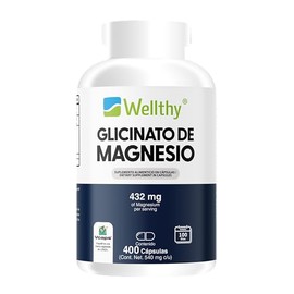 Wellthy L Treonato de Magnesio 360 Cápsulas. Hecho solamente con Magtein® el único Treonato Magnesio Real (dueños de la patente). Gluten Free, NON GMO.