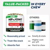 STRELLALAB Glucosamine Treats for Dogs - Joint Supplement w/Omega-3 Fish