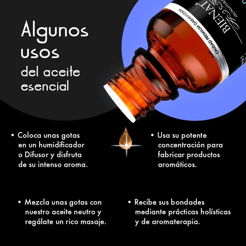 Bienat Aromaterapia Mezcla de Aceites Esenciales Dulces Sueños I (Lavanda,