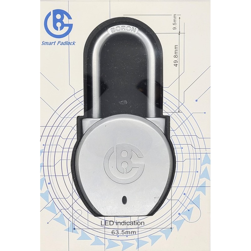 Brilliant Guard Heavy Duty Smart Portable Keyless Bluetooth Padlock
