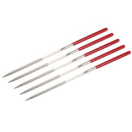 Sourcingmap 5Pcs 3mm x 140mm Square Diamond Needle File 150 Grit