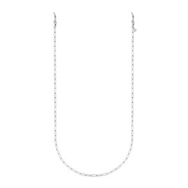 GD GOOD.designs Women's Glasses Chain (75 cm) 100% Waterproof - Chain for Glasses in Gold, Silver or Rose Gold I Stainless Steel Glasses Strap for Sunglasses, Silver links