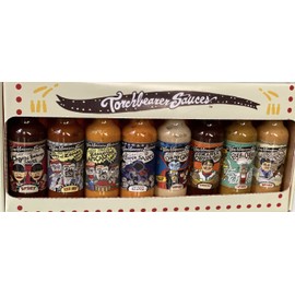 Torchbearer's 8-pack Minis - Curated selection from mild to wild in perfect 1.75oz travel bottles, all packed in a colorful, fit-to-size box: 8 pack