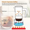Vaolvpant No Coating 4 Cup Thickened 304 Stainless Steel Moka