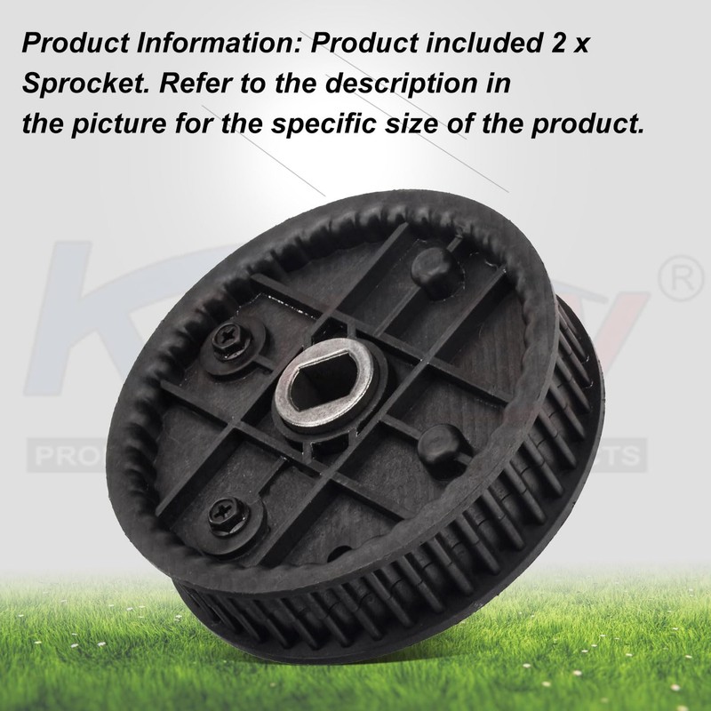 2 Pcs 121-9100 Sprocket for Toro 30" Time Master Exmark
