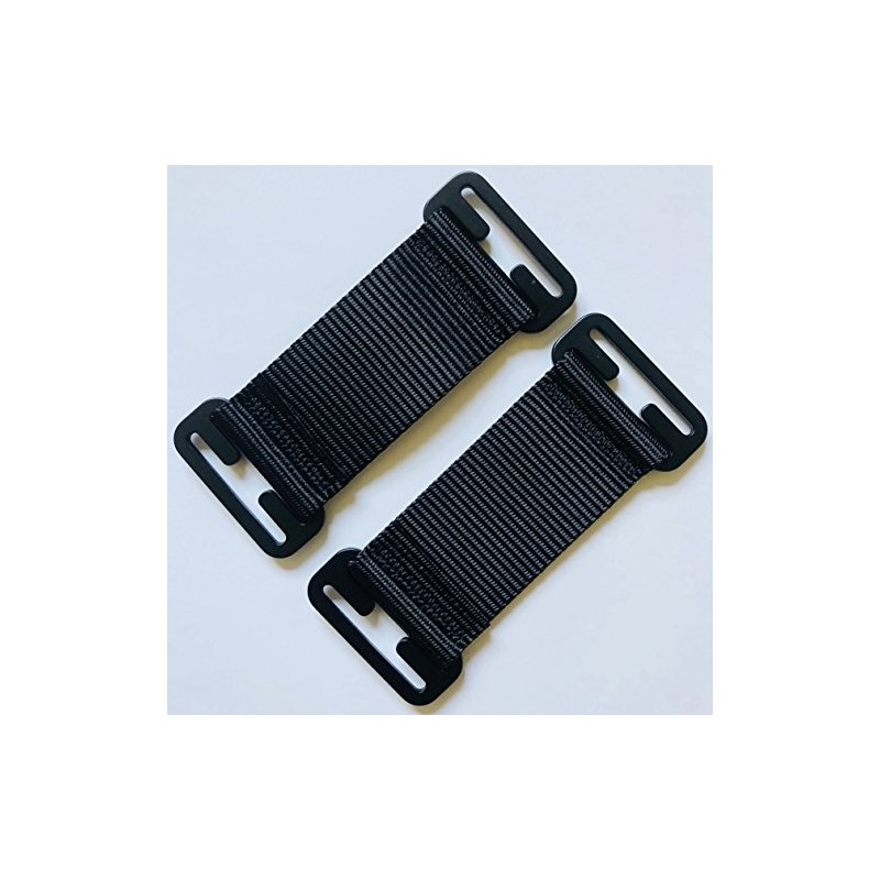 Camellia Model Harness Waist Belt Holder, Black, 2-Pack, Harness Type