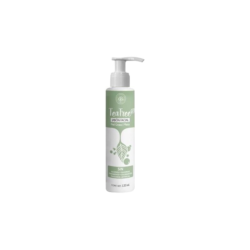 Árbora Jabón Facial con Tea Tree piel grasa acné y