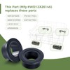 Upgraded 8-Pack WD12X26146 Dishwasher Wheels Lower Rack Compatible with GE,